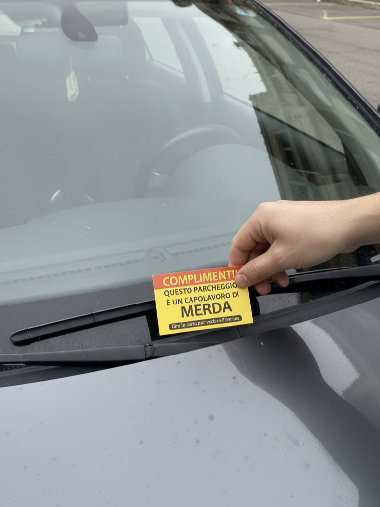 50 pezzi KARMA CARD- La Vendetta Definitiva Contro i Parcheggi Barbari